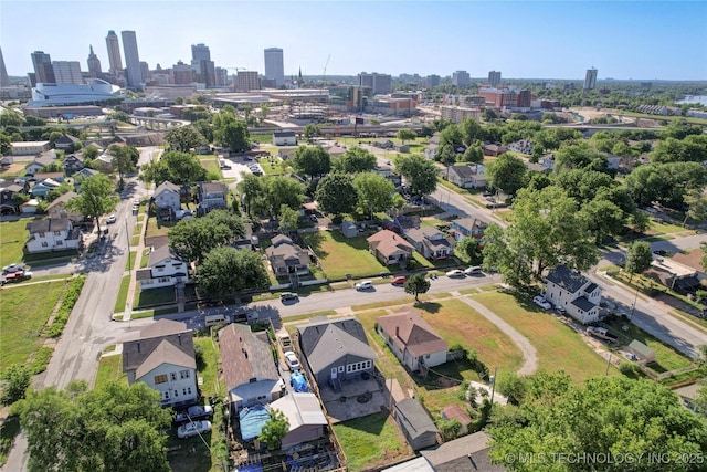 212 S Phoenix Ave, Tulsa, OK 74127 - view of property location with city skyline