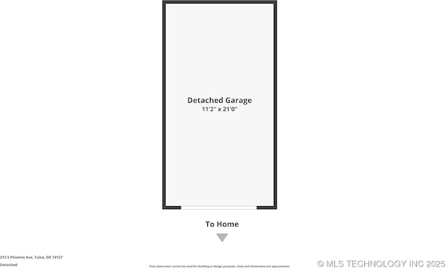 212 S Phoenix Ave, Tulsa, OK 74127 - view of property floor plan