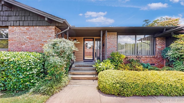4040 E 46th Pl, Tulsa, OK 74135 - entrance to property featuring brick siding