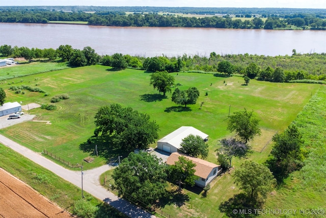 16503 S 185th E Ave, Bixby, OK 74008 - bird's eye view of a nearby body of water