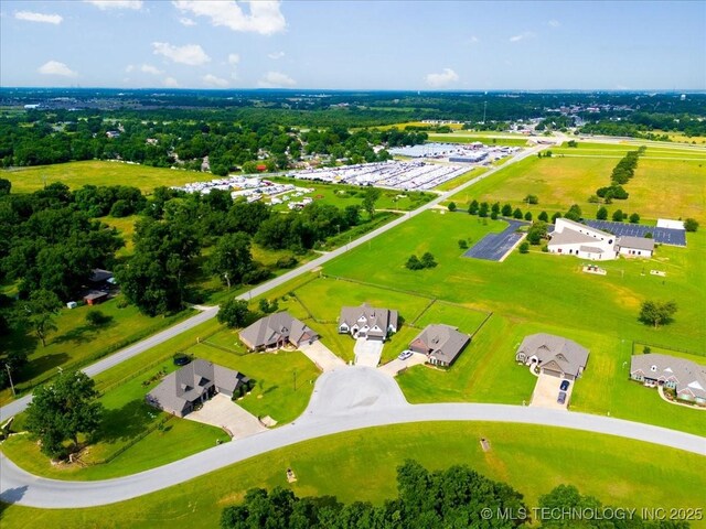 14610 N 144th E Ave, Collinsville, OK 74021 - bird's eye view