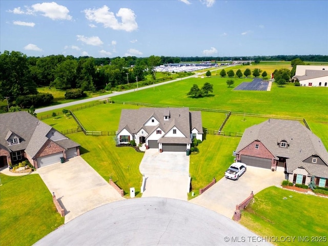 14610 N 144th E Ave, Collinsville, OK 74021 - aerial view of property and surrounding area