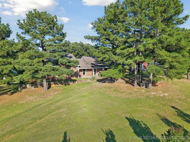 30150 S County Road 4430, Stigler, OK 74462 - view of green lawn