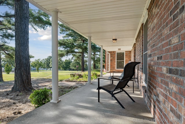 30150 S County Road 4430, Stigler, OK 74462 - view of covered porch