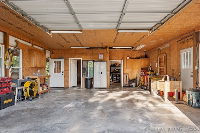 30150 S County Road 4430, Stigler, OK 74462 - garage featuring a workshop area