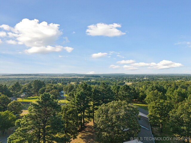 30150 S County Road 4430, Stigler, OK 74462 - bird's eye view of a heavily wooded area