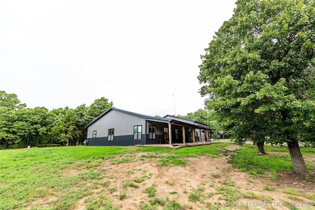 348550 E Parkside Dr, Pawnee, OK 74058 - view of grassy yard