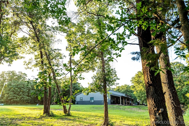 348550 E Parkside Dr, Pawnee, OK 74058 - view of grassy yard
