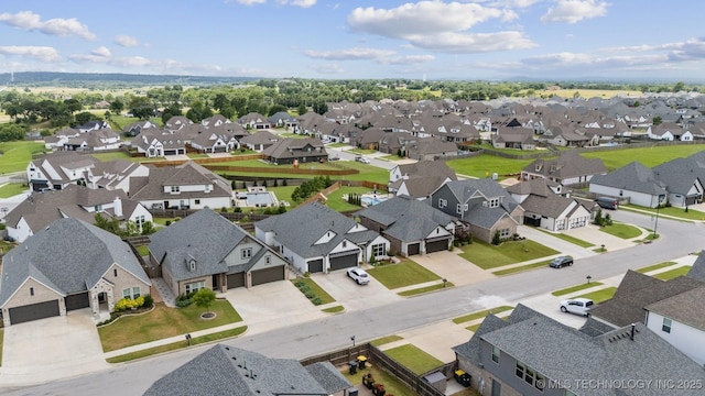 716 E 126th St, Jenks, OK 74037 - aerial perspective of suburban area