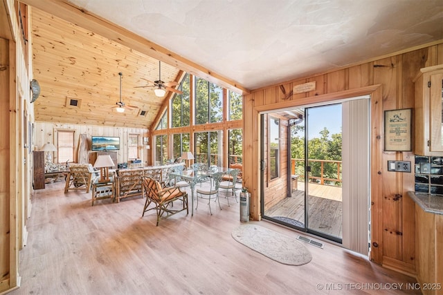 69125 E 252nd Rd, Wyandotte, OK 74370 - view of sunroom / solarium