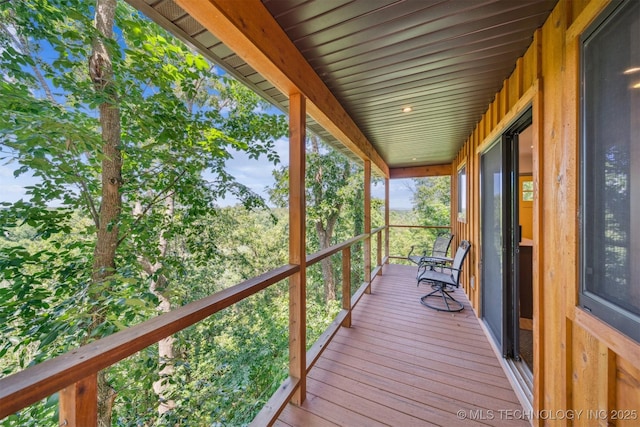 69125 E 252nd Rd, Wyandotte, OK 74370 - view of deck