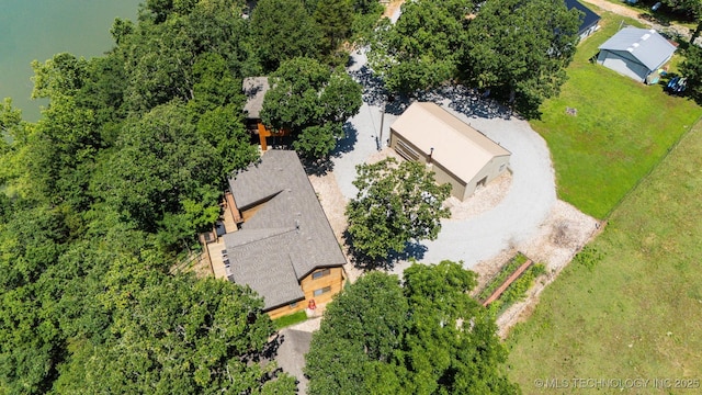 69125 E 252nd Rd, Wyandotte, OK 74370 - aerial view of property and surrounding area