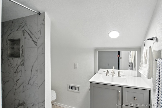 27719 S 610th Rd, Bunch, OK 74931 - full bathroom with a marble finish shower and vanity