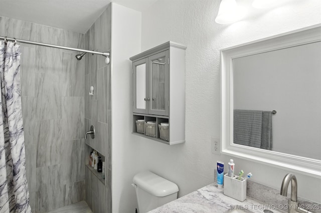 27719 S 610th Rd, Bunch, OK 74931 - full bath with a tile shower and vanity