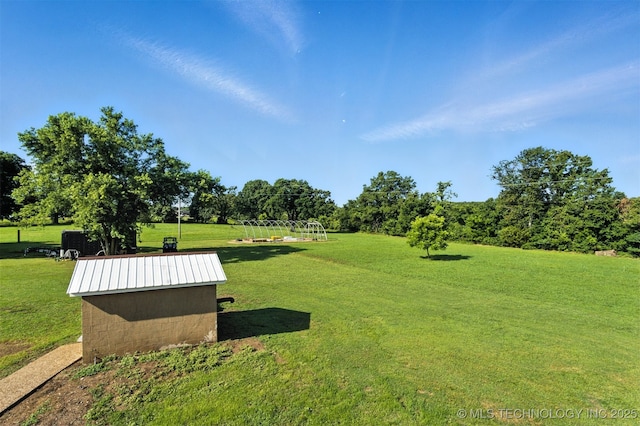 27719 S 610th Rd, Bunch, OK 74931 - view of community with a lawn