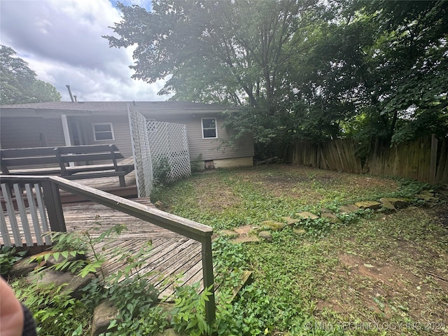 512 S Jules Ave, Cleveland, OK 74020 - view of fenced backyard