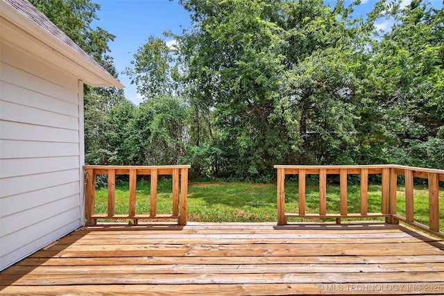 2117 Western Dr, Skiatook, OK 74070 - wooden terrace with a lawn