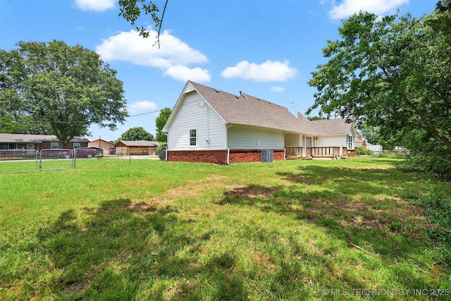 2117 Western Dr, Skiatook, OK 74070 - back of house with a wooden deck