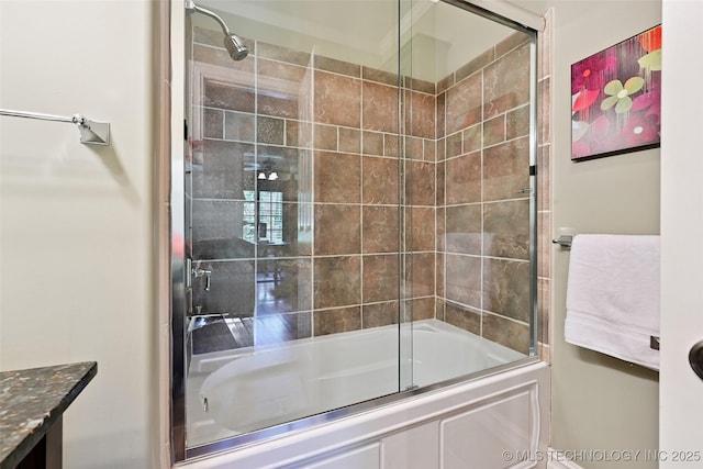 9319 S Indianapolis Ave, Tulsa, OK 74137 - full bathroom with combined bath / shower with glass door