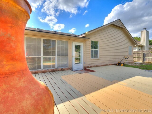 7507 S 92nd E Ave, Tulsa, OK 74133 - view of deck