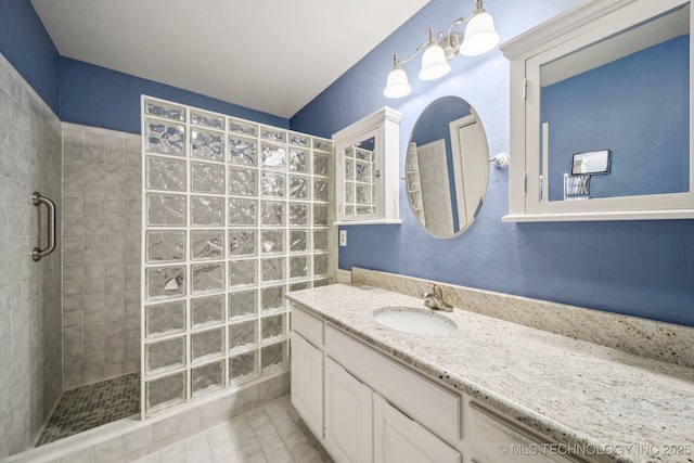 5117 E 89th St, Tulsa, OK 74137 - full bathroom with a walk in shower and vanity