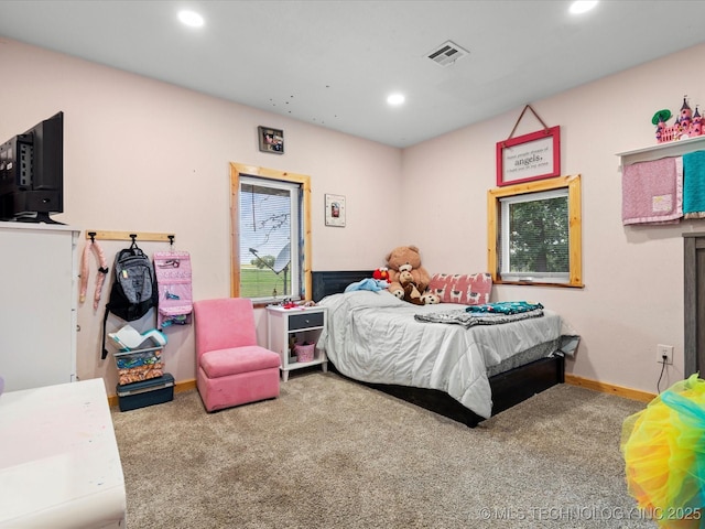 346 2570th Rd, Bartlesville, OK 74003 - carpeted bedroom with recessed lighting