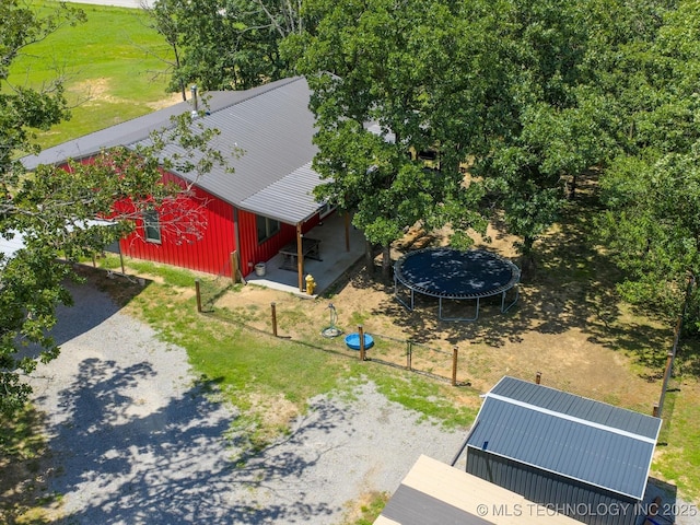 346 2570th Rd, Bartlesville, OK 74003 - view from above of property
