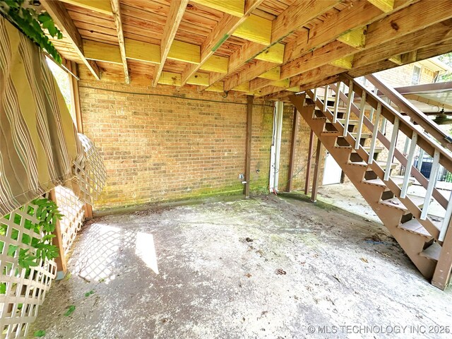 5371 Hilltop, Mcalester, OK 74501 - view of patio with stairs