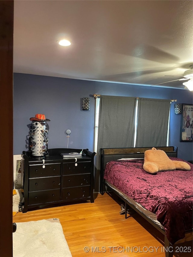 2509 Canterbury Ave, Muskogee, OK 74403 - bedroom featuring light wood-style floors and recessed lighting