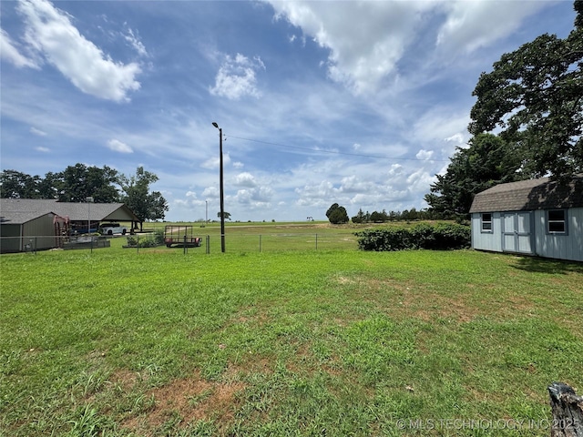 1516 Timber Ridge Dr, Cleveland, OK 74020 - view of yard featuring a storage shed