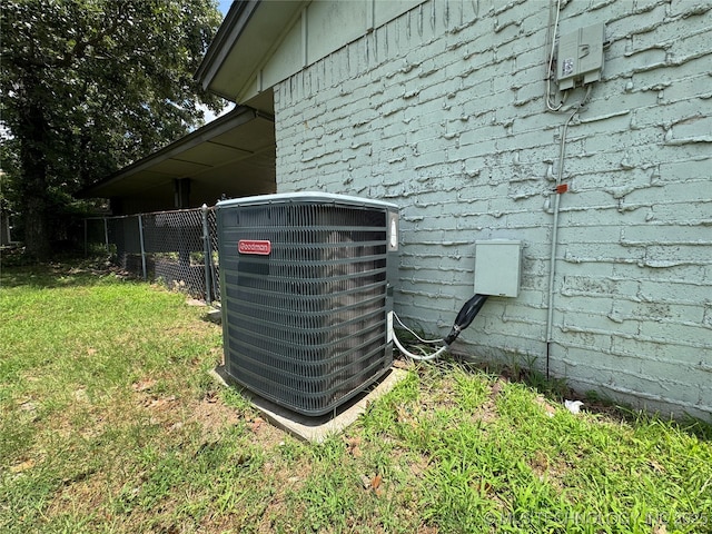 1516 Timber Ridge Dr, Cleveland, OK 74020 - exterior view of a central AC unit