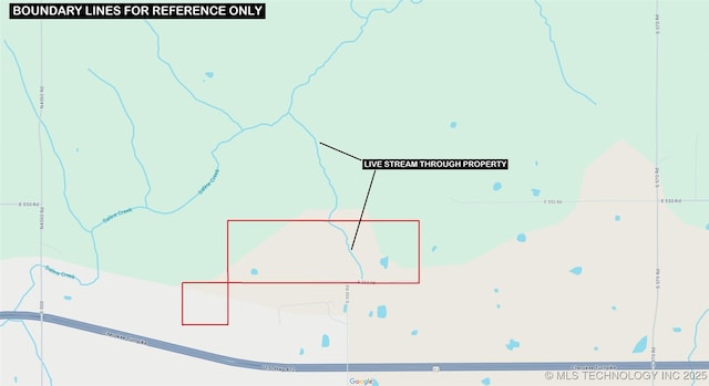6850 E County Road 553, Kansas, OK 74347 - map / location