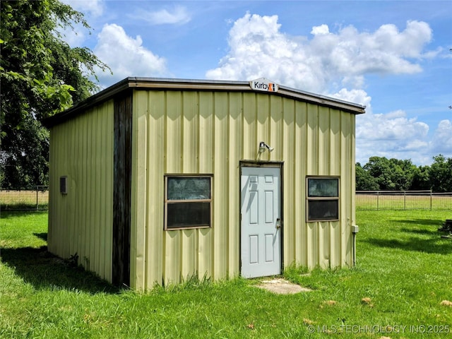 6850 E County Road 553, Kansas, OK 74347 - view of outbuilding