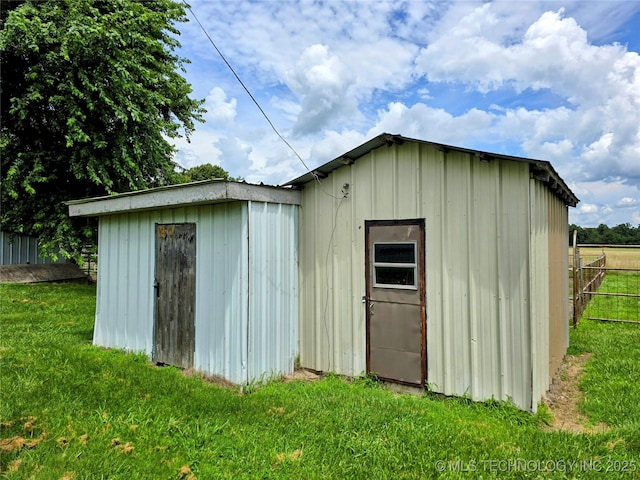 6850 E County Road 553, Kansas, OK 74347 - view of shed