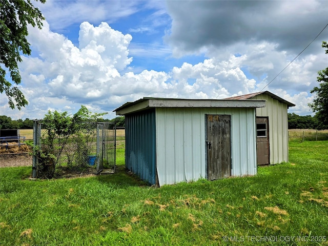 6850 E County Road 553, Kansas, OK 74347 - view of shed