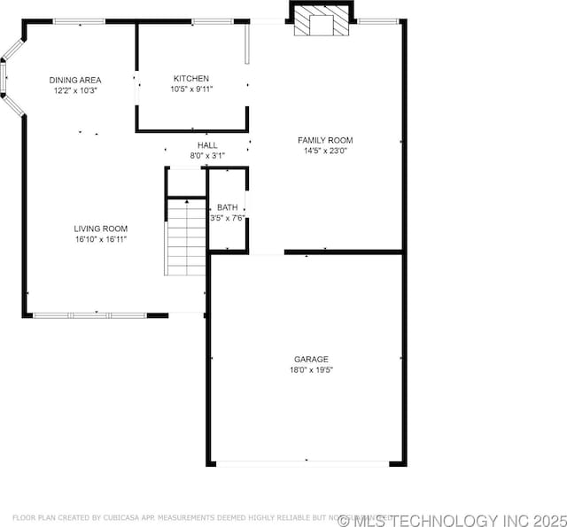 1508 S Kalanchoe Ave, Broken Arrow, OK 74012 - view of property floor plan