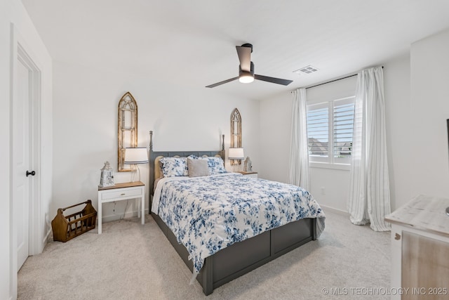 3022 E 146th Pl S, Bixby, OK 74008 - carpeted bedroom with baseboards and ceiling fan