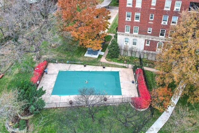 1500 S Frisco Ave Unit 1E, Tulsa, OK 74119 - view of pool with a patio