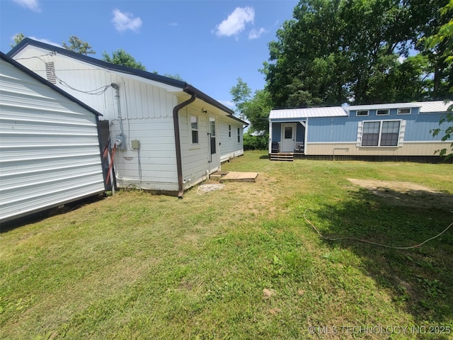 1763 Bryan St, Westville, OK 74965 - view of grassy yard featuring entry steps