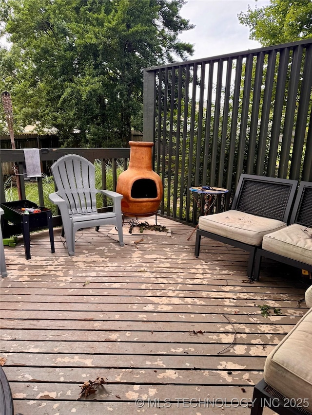 8448 S Florence Ave, Tulsa, OK 74137 - view of deck