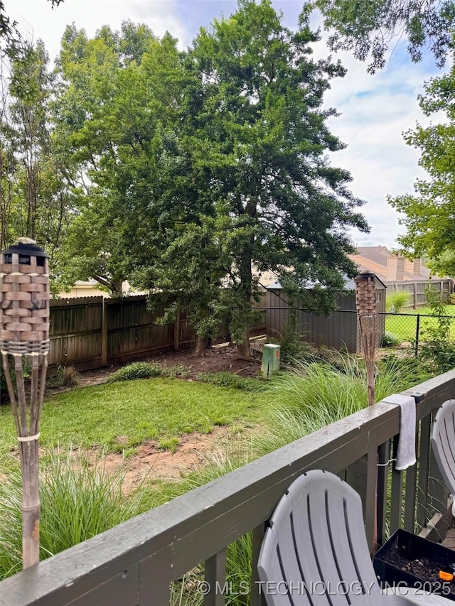 8448 S Florence Ave, Tulsa, OK 74137 - view of fenced backyard