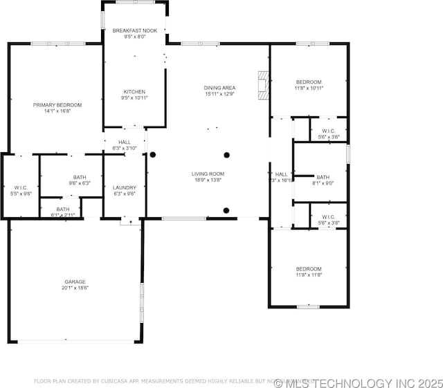 8931 E 62nd Pl, Tulsa, OK 74133 - view of home floor plan