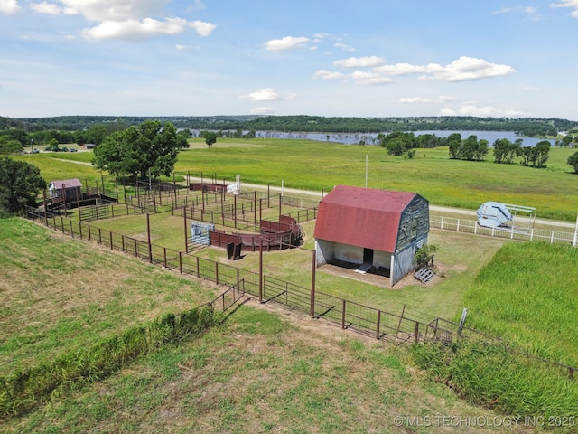 16141 State Highway 20th Rd, Hominy, OK 74035 - overview of rural landscape with a pastoral area and a nearby body of water