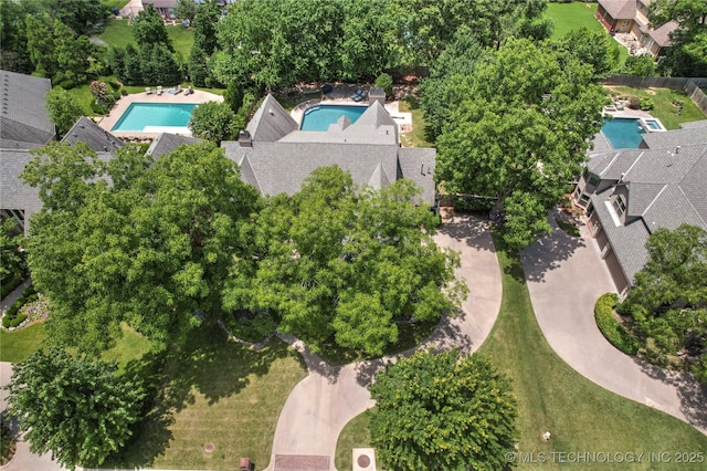 10150 S Maplewood Ave, Tulsa, OK 74137 - bird's eye view of a pool