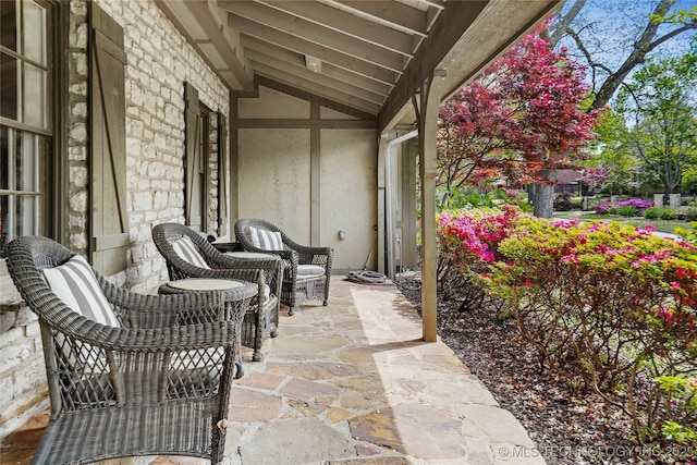 1111 E 24th Pl, Tulsa, OK 74114 - view of covered porch