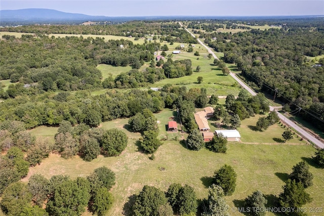 39827 Morris Creek Rd, Howe, OK 74940 - aerial view of sparsely populated area