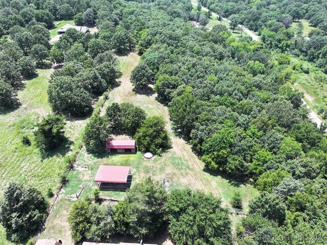 39827 Morris Creek Rd, Howe, OK 74940 - drone / aerial view of a forest