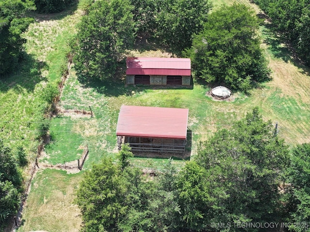 39827 Morris Creek Rd, Howe, OK 74940 - view from above of property
