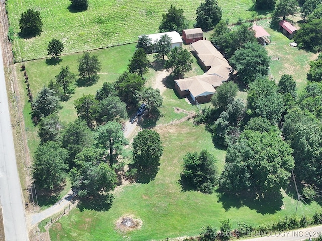39827 Morris Creek Rd, Howe, OK 74940 - aerial overview of property's location with rural landscape