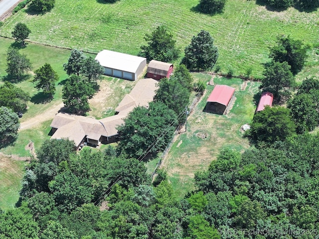 39827 Morris Creek Rd, Howe, OK 74940 - aerial view of property's location featuring rural landscape